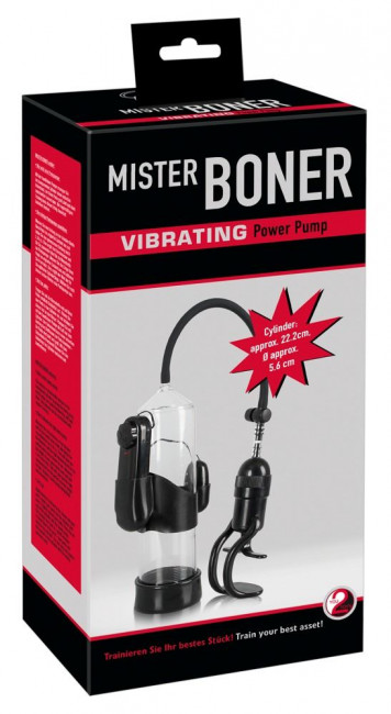 Помпа для пениса с вибропулей Mister Boner Помпа для пениса с вибропулей Mister Boner