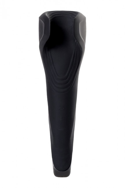 Чёрный нереалистичный мастурбатор с вибрацией Satisfyer Men Wand Чёрный нереалистичный мастурбатор с вибрацией Satisfyer Men Wand