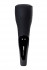 Чёрный нереалистичный мастурбатор с вибрацией Satisfyer Men Wand
