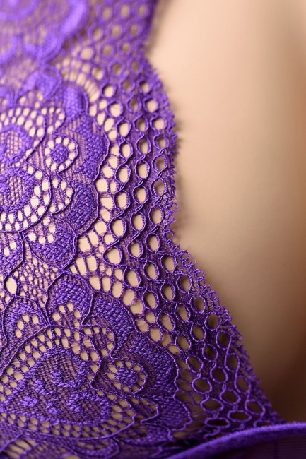 Фиолетовое кружевное боди Candy Girl Фиолетовое кружевное боди Candy Girl