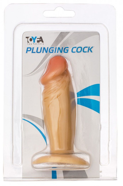 Пробка-фаллос телесного цвета - 10 см. Пробка-фаллос телесного цвета - 10 см.