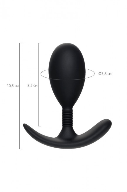 Черная анальная втулка Tord M - 10,5 см. Черная анальная втулка Tord M - 10,5 см.