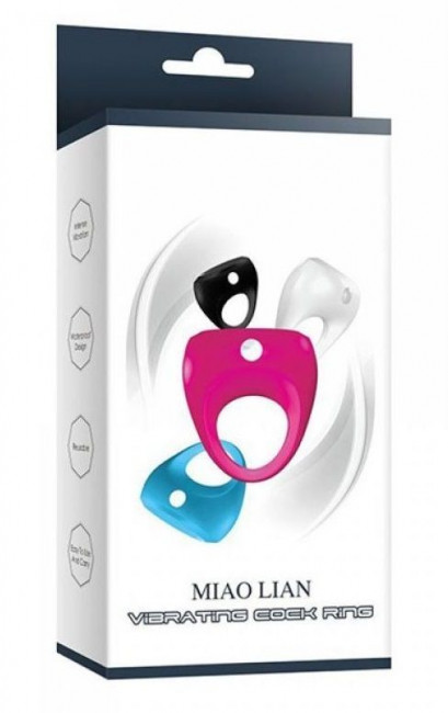 Белое эрекционное виброкольцо Miao Lian Белое эрекционное виброкольцо Miao Lian