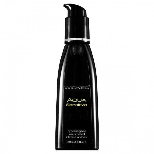 Мягкий лубрикант на водной основе AQUA SENSITIVE - 240 мл.