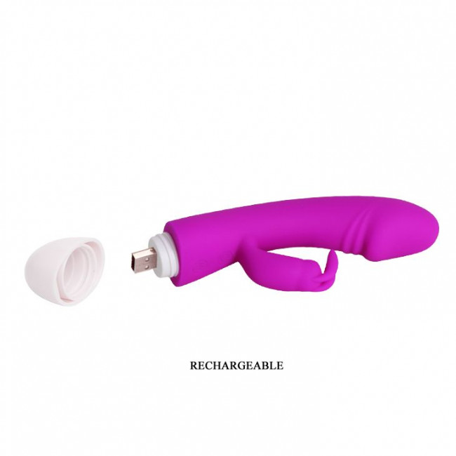 Силиконовый перезаряжаемый вибратор Will - 18 см. Силиконовый перезаряжаемый вибратор Will - 18 см.