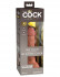 Кофейный фаллоимитатор 6" Silicone Dual Density Cock - 17 см.