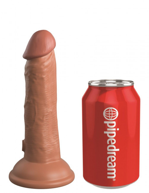 Кофейный фаллоимитатор 6" Silicone Dual Density Cock - 17 см. Кофейный фаллоимитатор 6" Silicone Dual Density Cock - 17 см.