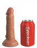 Кофейный фаллоимитатор 6" Silicone Dual Density Cock - 17 см.