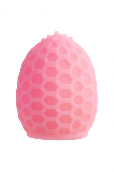 Розовый рельефный мастурбатор Pufl Розовый рельефный мастурбатор Pufl