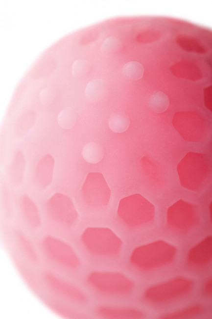 Розовый рельефный мастурбатор Pufl Розовый рельефный мастурбатор Pufl