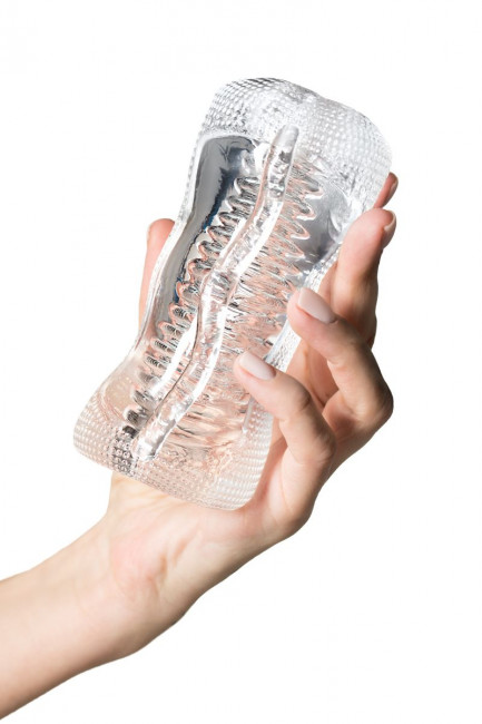 Прозрачный мастурбатор Lingam Asha Прозрачный мастурбатор Lingam Asha