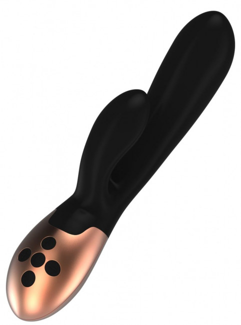 Черный вибратор Exquisite с подогревом - 20,5 см. Черный вибратор Exquisite с подогревом - 20,5 см.