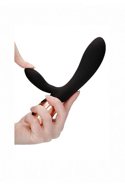 Черный вибратор Exquisite с подогревом - 20,5 см. Черный вибратор Exquisite с подогревом - 20,5 см.