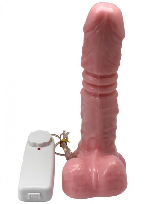 Телесный фрикционный вибратор DILDO REALISTIC - 18 см. Телесный фрикционный вибратор DILDO REALISTIC - 18 см.