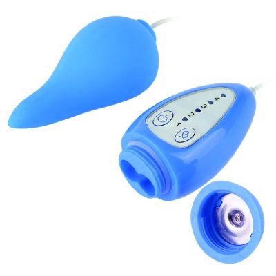 Голубой вибростимулятор с выносным пультом Penguin Teaser Голубой вибростимулятор с выносным пультом Penguin Teaser