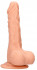 Телесный фаллоимитатор Realistic Dildo With Balls - 25 см.
