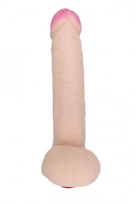 Реалистичный по форме и на ощупь вибратор - 24 см.