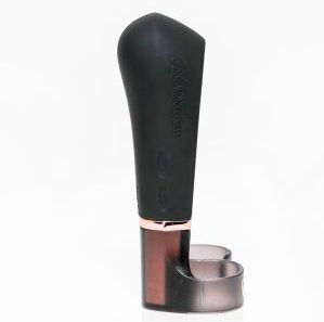 Черный вибромассажер-насадка на пальчик DiGiT - 9 см. Черный вибромассажер-насадка на пальчик DiGiT - 9 см.