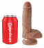 Фаллоимитатор-мулат с мошонкой 7" Cock with Balls - 19,4 см.