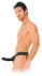Полый страпон унисекс черного цвета For Him or Her ​Hollow Strap-On - 15 см.