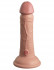Телесный фаллоимитатор 6" Silicone Dual Density Cock - 17 см.
