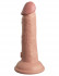 Телесный фаллоимитатор 6" Silicone Dual Density Cock - 17 см.