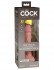 Телесный фаллоимитатор 6" Silicone Dual Density Cock - 17 см.
