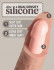 Телесный фаллоимитатор 6" Silicone Dual Density Cock - 17 см.