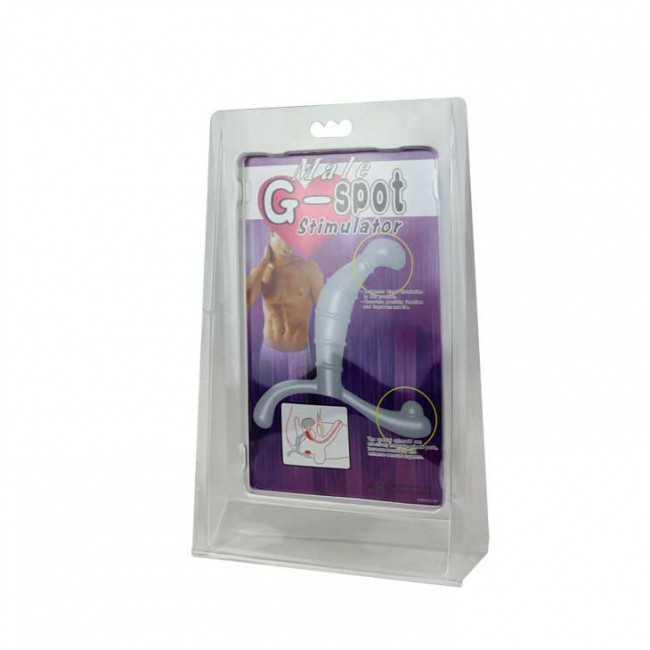 Чёрный стимулятор простаты с рёбрышками Чёрный стимулятор простаты с рёбрышками