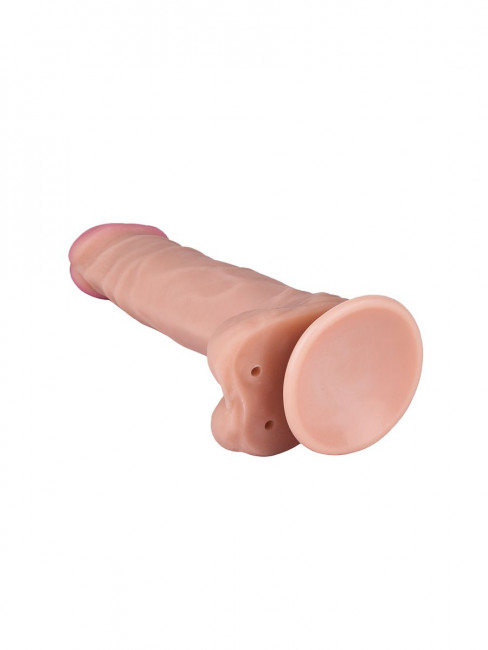 Упругий дилдо на присоске - 17,6 см. Упругий дилдо на присоске - 17,6 см.