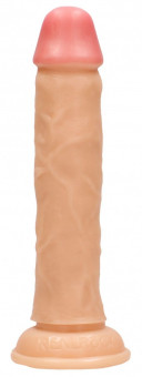 Телесный реалистичный фаллоимитатор Realistic Cock 9" - 23,5 см.