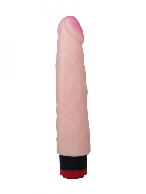 Вибромассажер со встроенным пультом - 18,5 см.