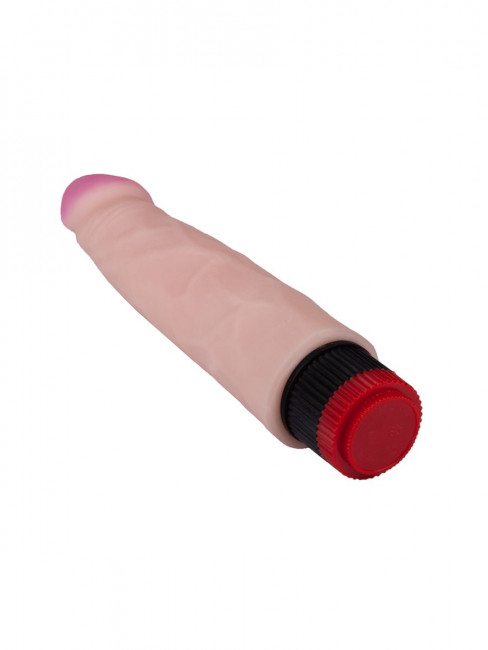 Вибромассажер со встроенным пультом - 18,5 см.