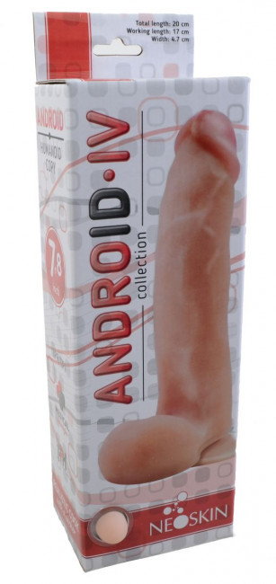Фаллоимитатор на присоске ANDROID Collection-IV - 20 см.