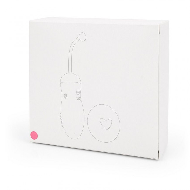 Розовое ребристое виброяйцо с пультом ДУ Розовое ребристое виброяйцо с пультом ДУ