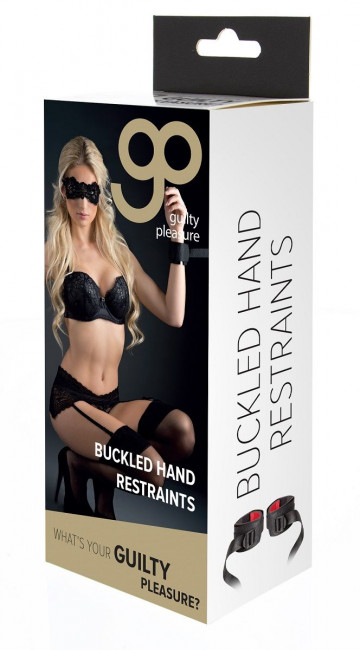 Манжеты на запястья с ремнями для крепления Buckled Hand Restraints