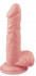 Телесный фаллоимитатор 7" Dong with Balls - 16 см.