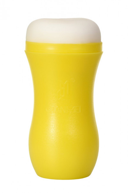 Мастурбатор-анус A-Toys в желтой колбе Мастурбатор-анус A-Toys в желтой колбе