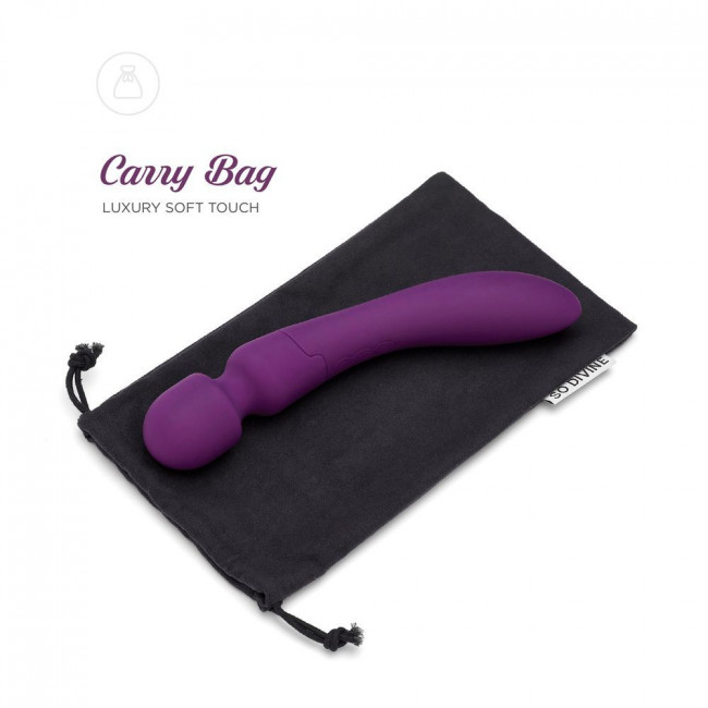 Фиолетовый вибратор-жезл So Divine Wicked Game Magic Wand - 24 см. Фиолетовый вибратор-жезл So Divine Wicked Game Magic Wand - 24 см.