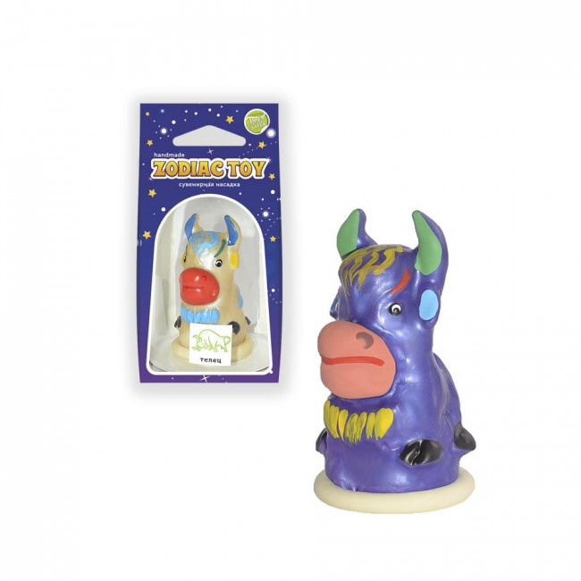 Сувенирный латексный презерватив "Телец" Сувенирный латексный презерватив "Телец"