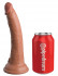 Кофейный фаллоимитатор 7" Silicone Dual Density Cock - 21 см.