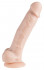 Телесный вибратор-ротатор на присоске Cesar Vibrator & Rotator - 17,5 см.
