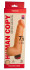 Телесный вибромассажёр HUMAN COPY 7,5" - 19 см.