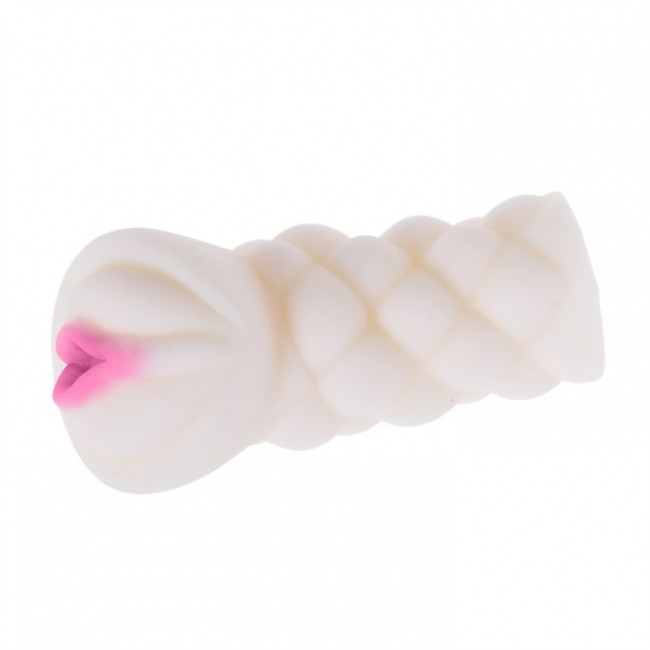 Рифленый мастурбатор-вагина