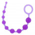 Фиолетовая анальная цепочка PLEASURE BEADS ANAL ROD - 32 см. Фиолетовая анальная цепочка PLEASURE BEADS ANAL ROD - 32 см.
