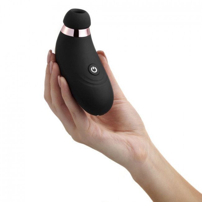 Черный вакуумный стимулятор So Divine Irresistible Clitoral Suction Черный вакуумный стимулятор So Divine Irresistible Clitoral Suction