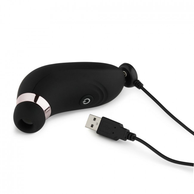 Черный вакуумный стимулятор So Divine Irresistible Clitoral Suction Черный вакуумный стимулятор So Divine Irresistible Clitoral Suction