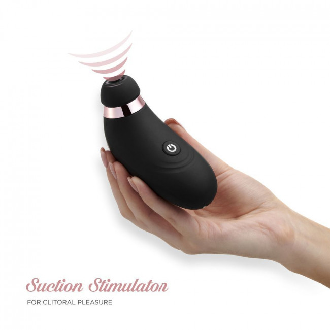 Черный вакуумный стимулятор So Divine Irresistible Clitoral Suction Черный вакуумный стимулятор So Divine Irresistible Clitoral Suction