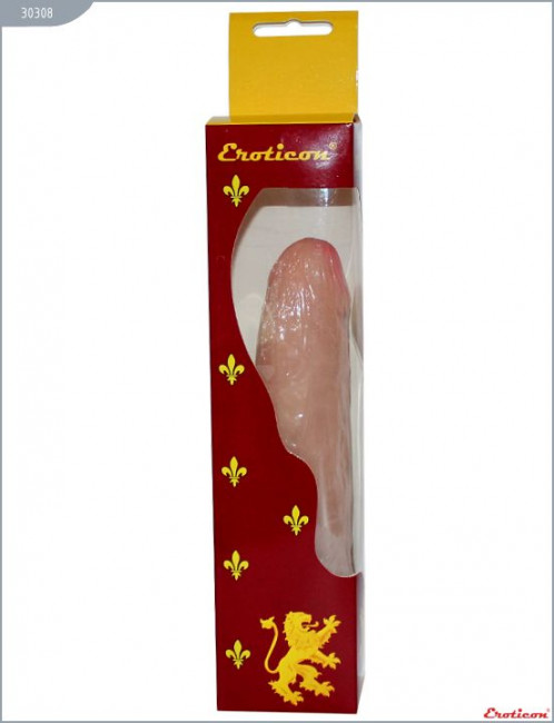 Реалистичный вибратор из ультраскин - 20 см. Реалистичный вибратор из ультраскин - 20 см.