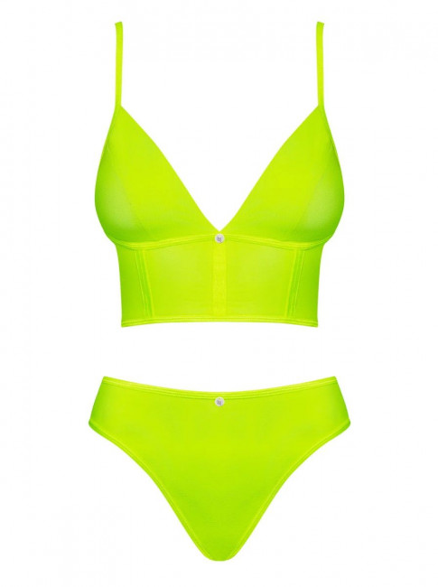 Эффектный женский комплект Neonia: топ и трусики Эффектный женский комплект Neonia: топ и трусики